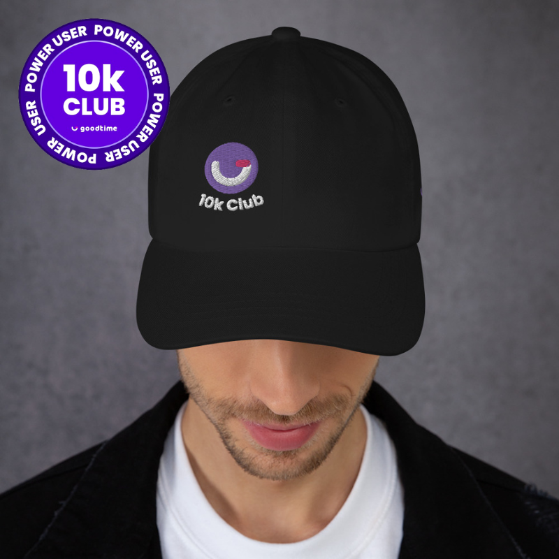 10k Club - Classic Black Cap